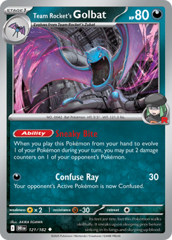 Team Rocket's Golbat #121
