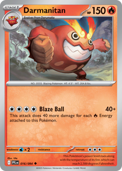 Darmanitan [Reverse Holo] #16