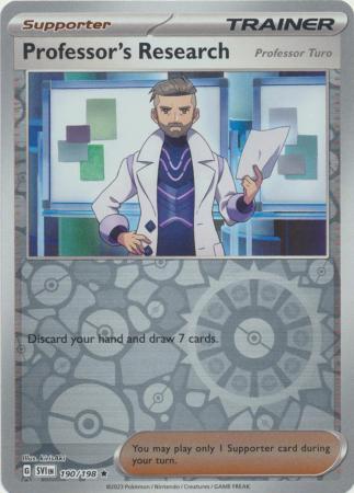 Professor's Research: Professor Turo [Reverse Holo] #190