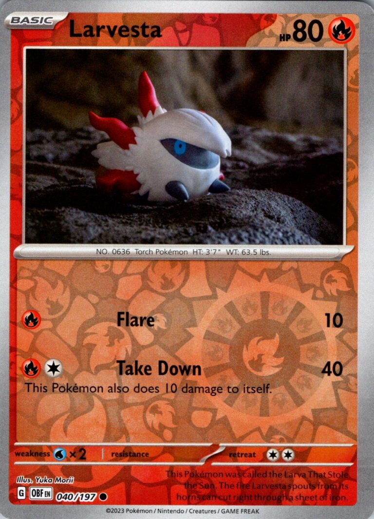 Larvesta [Reverse Holo] #40