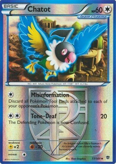 Chatot [Reverse Holo] #77