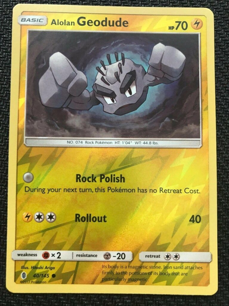 Alolan Geodude [Reverse Holo] #40