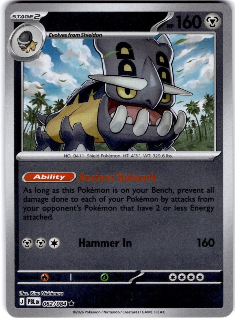 Bastiodon [Reverse Holo] #62
