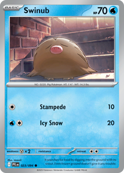 Swinub [Reverse Holo] #23