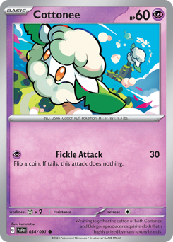 Cottonee [Reverse Holo] #34