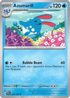Azumarill [Reverse Holo] #34