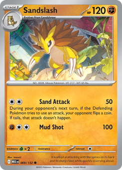 Sandslash [Reverse Holo] #69