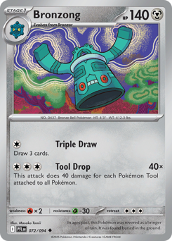 Bronzong [Reverse Holo] #72